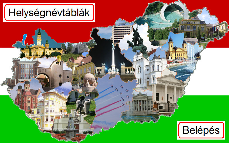Helységnévtáblák, Magyarország